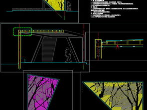 时尚现代三维立体廊架CAD施工图与建筑立面设计资源整合